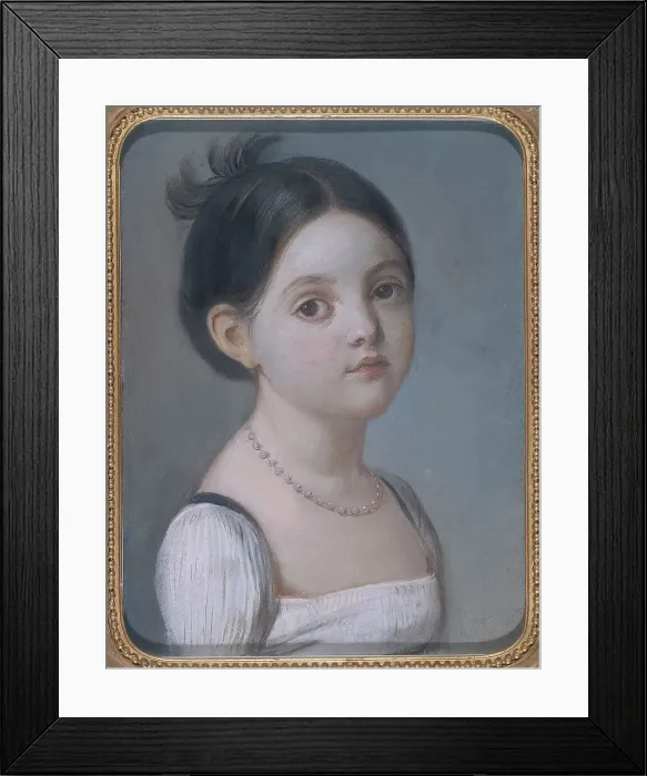 Framed Print : Laure de Balzac as a child. Creator: Unknown Framed Print : Laure de Balzac as a child. Creator: Unknown