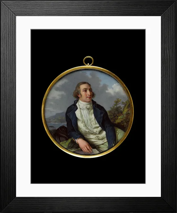 Framed Print : Portrait of a man, between 1790 and 1810. Creator: Unknown