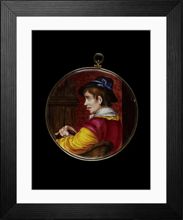 Framed Print : A young peasant, between 1790 and 1810. Creator: Unknown Framed Print : A young peasant, between 1790 and 1810. Creator: Unknown