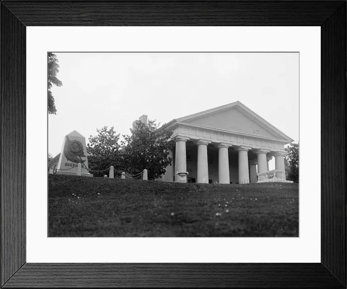 Framed Print : Arlington Mansion - view of Grounds And Portico, 1912. Creator: Harris & Ewing. Arlington Mansion - view of Grounds And Portico, 1912. Creator: Harris & Ewing Framed Print : Arlington Mansion - view of Grounds And Portico, 1912. Creator: Harris & Ewing. Arlington Mansion - view of Grounds And Portico, 1912. Creator: Harris & Ewing