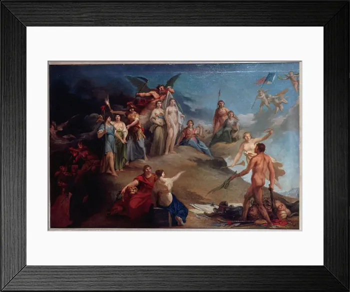Framed Print : Allegory of the Revolution, c1790. Creator: Unknown Framed Print : Allegory of the Revolution, c1790. Creator: Unknown