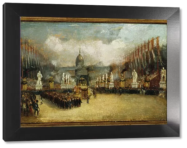 Arrival of Napoleon's ashes on the Esplanade des Invalides, December 15, 1840. Creator: Unknown