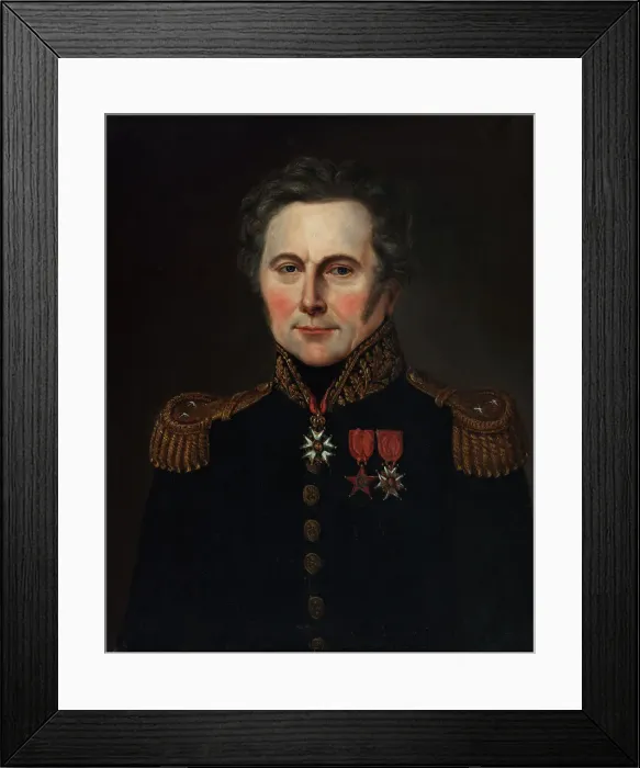 Framed Print : Portrait of General Louis Hugo (1777-1843). Creator: Unknown Framed Print : Portrait of General Louis Hugo (1777-1843). Creator: Unknown