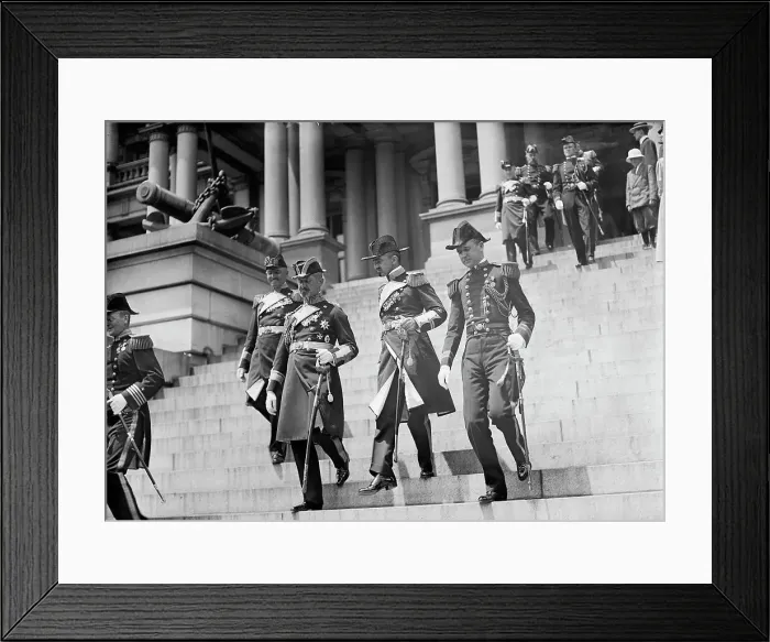Framed Print : German Squadron Visit To U.S. German officers At Navy Dept. June 5. 1912. Creator: Harris & Ewing. German Squadron Visit To U.S. German officers At Navy Dept. June 5. 1912. Creator: Harris & Ewing Framed Print : German Squadron Visit To U.S. German officers At Navy Dept. June 5. 1912. Creator: Harris & Ewing. German Squadron Visit To U.S. German officers At Navy Dept. June 5. 1912. Creator: Harris & Ewing