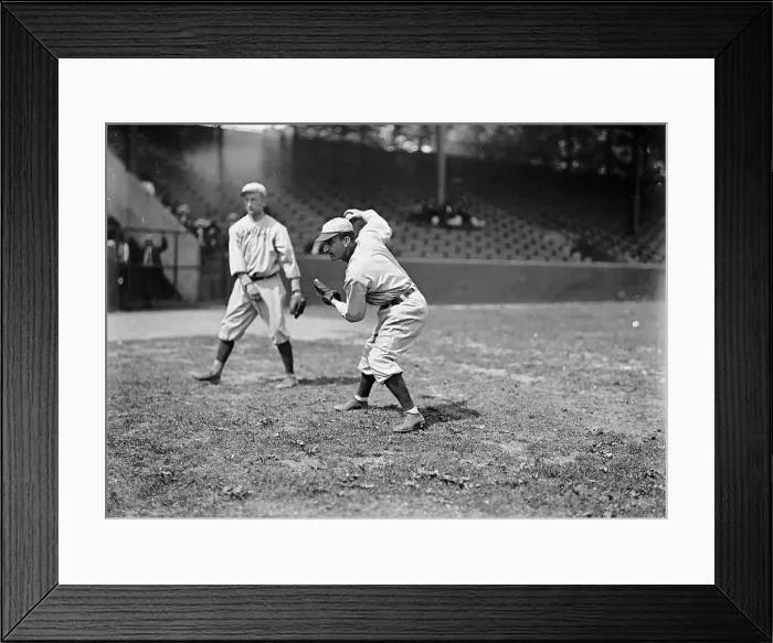 Framed Print : Bobby Wallace with Ball In Hand, St. Louis Al (Baseball), 1913. Creator: Harris & Ewing. Bobby Wallace with Ball In Hand, St. Louis Al (Baseball), 1913. Creator: Harris & Ewing Framed Print : Bobby Wallace with Ball In Hand, St. Louis Al (Baseball), 1913. Creator: Harris & Ewing. Bobby Wallace with Ball In Hand, St. Louis Al (Baseball), 1913. Creator: Harris & Ewing