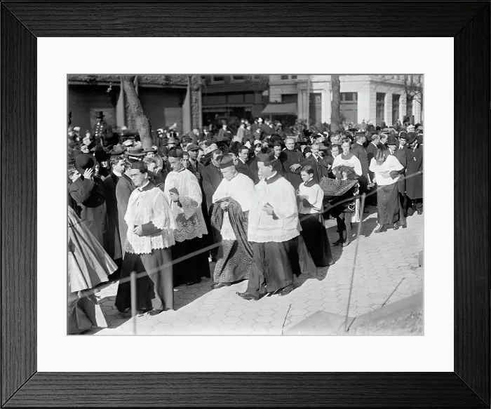Framed Print : Pan American Mass - Thanksgiving Day At St. Patrick's. Mons. Dougherty; Dr. Burns; Cardinal... 1912 Creator: Harris & Ewing. Pan American Mass - Thanksgiving Day At St. Patrick's. Mons. Dougherty; Dr Framed Print : Pan American Mass - Thanksgiving Day At St. Patrick's. Mons. Dougherty; Dr. Burns; Cardinal... 1912 Creator: Harris & Ewing. Pan American Mass - Thanksgiving Day At St. Patrick's. Mons. Dougherty; Dr
