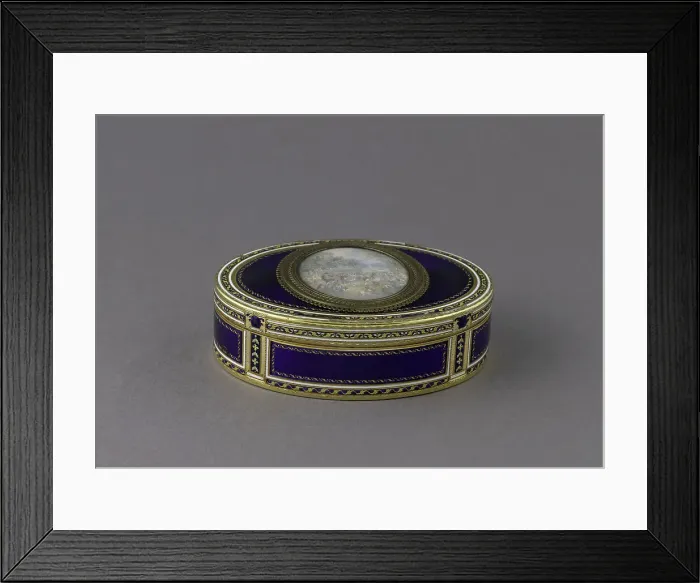 Framed Print : Snuff box, c1780. Creator: Unknown Framed Print : Snuff box, c1780. Creator: Unknown