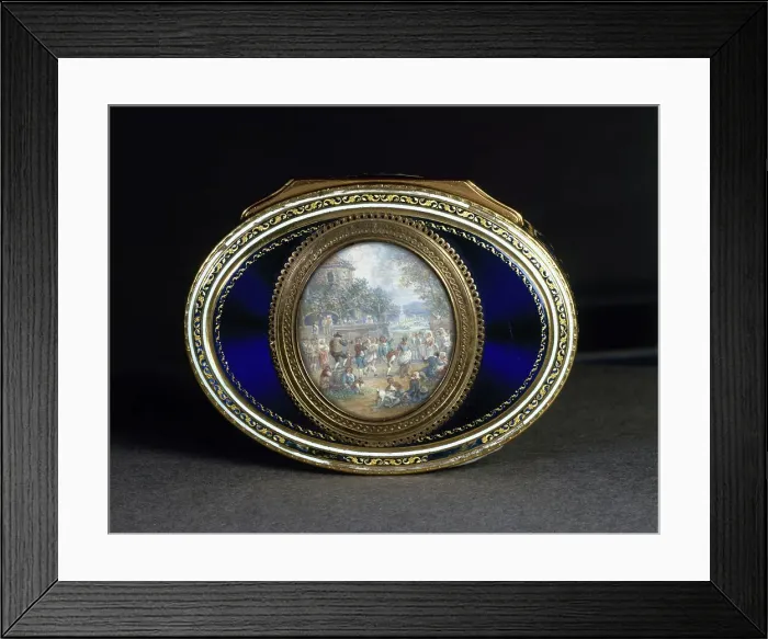 Framed Print : Snuff box, c1780. Creator: Unknown Framed Print : Snuff box, c1780. Creator: Unknown
