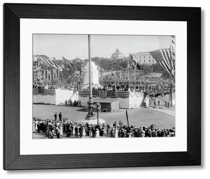Framed Print : Columbus Memorial Unveiling, General View, 1912. Creator: Harris & Ewing. Columbus Memorial Unveiling, General View, 1912. Creator: Harris & Ewing Framed Print : Columbus Memorial Unveiling, General View, 1912. Creator: Harris & Ewing. Columbus Memorial Unveiling, General View, 1912. Creator: Harris & Ewing