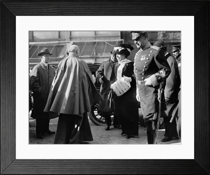 Framed Print : Pan American Mass, Thanksgiving Day At St. Patrick's - Father Russell; Taft; Mrs. Taft... 1912. Creator: Harris & Ewing. Pan American Mass, Thanksgiving Day At St. Patrick's - Father Russell; Taft; Mrs. Taft... 1912. Creator: Harris & Ewing Framed Print : Pan American Mass, Thanksgiving Day At St. Patrick's - Father Russell; Taft; Mrs. Taft... 1912. Creator: Harris & Ewing. Pan American Mass, Thanksgiving Day At St. Patrick's - Father Russell; Taft; Mrs. Taft... 1912. Creator: Harris & Ewing