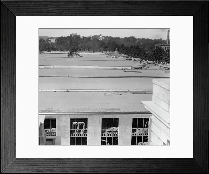 Framed Print : Council of National Defense Headquarters Under Construction, 1917. Creator: Harris & Ewing. Council of National Defense Headquarters Under Construction, 1917. Creator: Harris & Ewing Framed Print : Council of National Defense Headquarters Under Construction, 1917. Creator: Harris & Ewing. Council of National Defense Headquarters Under Construction, 1917. Creator: Harris & Ewing
