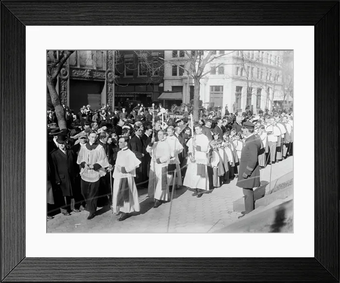 Framed Print : Pan American Mass. - Thanksgiving Day At St. Patrick's. Choir, 1912. Creator: Harris & Ewing. Pan American Mass. - Thanksgiving Day At St. Patrick's. Choir, 1912. Creator: Harris & Ewing Framed Print : Pan American Mass. - Thanksgiving Day At St. Patrick's. Choir, 1912. Creator: Harris & Ewing. Pan American Mass. - Thanksgiving Day At St. Patrick's. Choir, 1912. Creator: Harris & Ewing