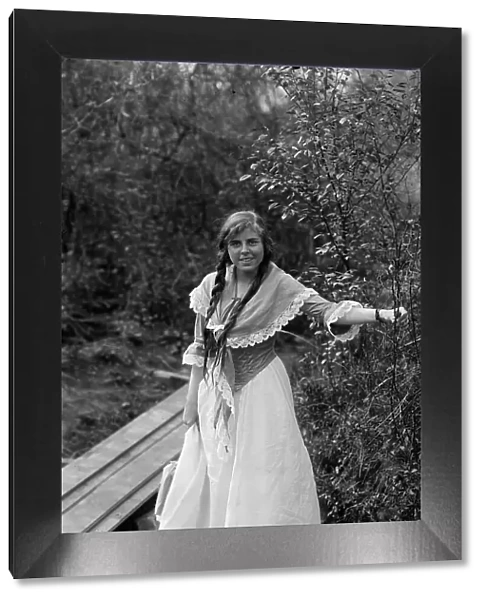 Genevieve Clark, 1912. Creator: Harris & Ewing. Genevieve Clark, 1912. Creator: Harris & Ewing