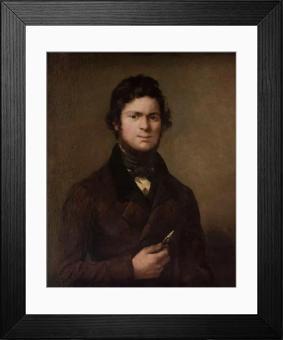 Framed Print : Portrait of a sculptor, c1835. Creator: Unknown Framed Print : Portrait of a sculptor, c1835. Creator: Unknown