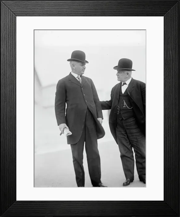 Framed Print : Frank Putnam Flint, Senator from California, Left, with Senator Thomas Staples... 1913. Creator: Harris & Ewing. Frank Putnam Flint, Senator from California, Left, with Senator Thomas Staples... 1913. Creator: Harris & Ewing Framed Print : Frank Putnam Flint, Senator from California, Left, with Senator Thomas Staples... 1913. Creator: Harris & Ewing. Frank Putnam Flint, Senator from California, Left, with Senator Thomas Staples... 1913. Creator: Harris & Ewing