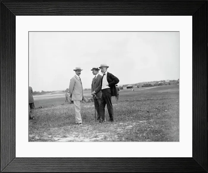 Framed Print : Wright Flights - Spectators: George Von L. Meyer, Robert Bacon, Henry Cabot Lodge, 1909. Creator: Harris & Ewing. Wright Flights - Spectators: George Von L. Meyer, Robert Bacon, Henry Cabot Lodge, 1909. Creator: Harris & Ewing Framed Print : Wright Flights - Spectators: George Von L. Meyer, Robert Bacon, Henry Cabot Lodge, 1909. Creator: Harris & Ewing. Wright Flights - Spectators: George Von L. Meyer, Robert Bacon, Henry Cabot Lodge, 1909. Creator: Harris & Ewing