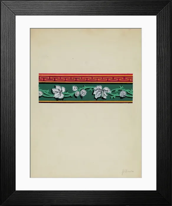 Framed Print : Wall Paper, c. 1936. Creator: Alfonso Umana Framed Print : Wall Paper, c. 1936. Creator: Alfonso Umana