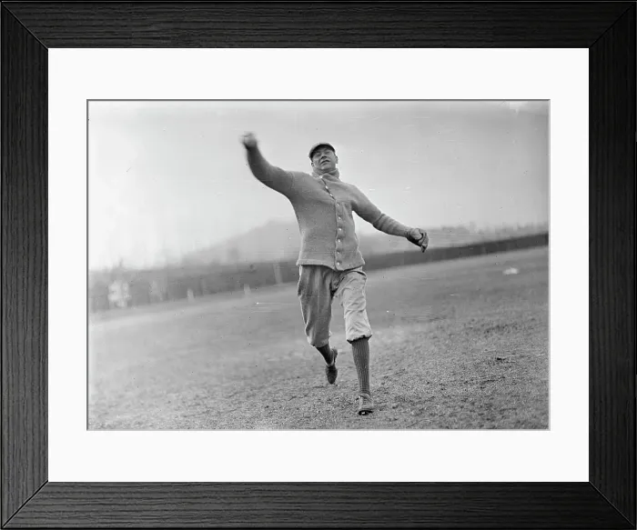Framed Print : Baseball, Professional - Players, 1912. Creator: Harris & Ewing. Baseball, Professional - Players, 1912. Creator: Harris & Ewing Framed Print : Baseball, Professional - Players, 1912. Creator: Harris & Ewing. Baseball, Professional - Players, 1912. Creator: Harris & Ewing