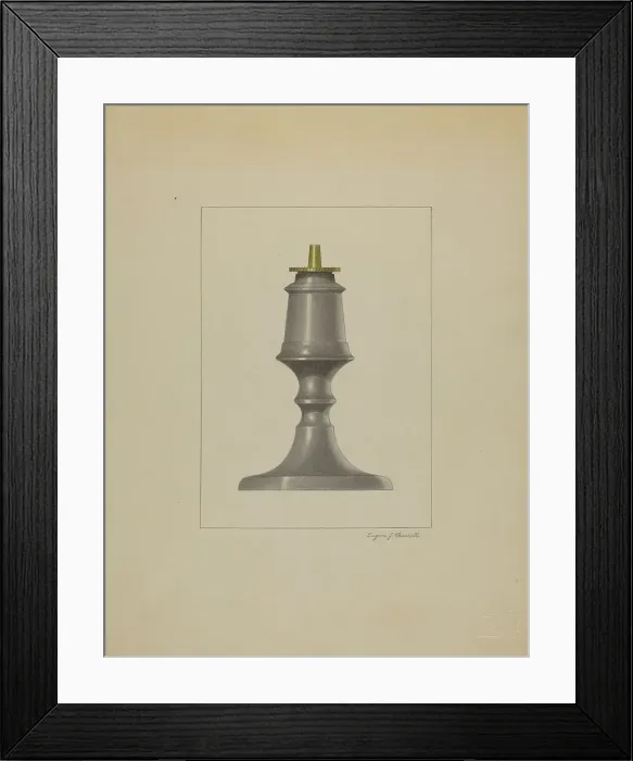 Framed Print : Lamp, c. 1936. Creator: Eugene Barrell Framed Print : Lamp, c. 1936. Creator: Eugene Barrell