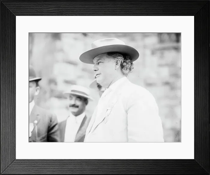 Framed Print : Democratic National Convention - Earl Le Roy Brewer [sic], Governor of Mississippi, 1912-1916, 1912. Creator: Harris & Ewing. Democratic National Convention - Earl Le Roy Brewer [sic], Governor of Mississippi, 1912-1916, 1912