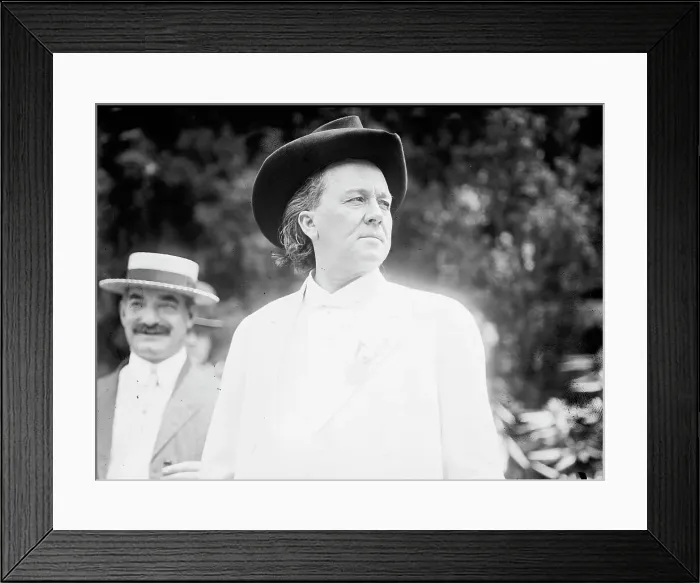 Framed Print : Democratic National Convention - Sen. [James K.] Vardaman of Mississippi, 1912. Creator: Harris & Ewing. Democratic National Convention - Sen. [James K.] Vardaman of Mississippi, 1912. Creator: Harris & Ewing