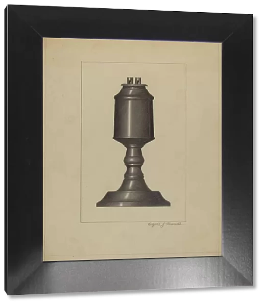 Lamp, c. 1936. Creator: Eugene Barrell