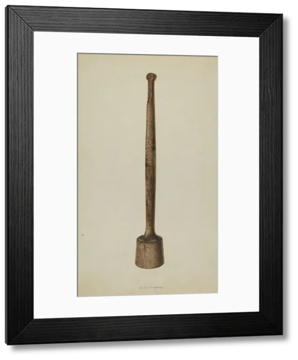 Framed Print : Sauerkraut Stomper, 1939. Creator: Edward Unger Framed Print : Sauerkraut Stomper, 1939. Creator: Edward Unger