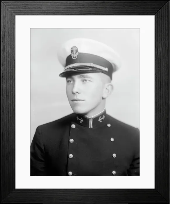 Framed Print : Race F. Crane, Midshipman - Portrait, 1933. Creator: Harris & Ewing. Race F. Crane, Midshipman - Portrait, 1933. Creator: Harris & Ewing Framed Print : Race F. Crane, Midshipman - Portrait, 1933. Creator: Harris & Ewing. Race F. Crane, Midshipman - Portrait, 1933. Creator: Harris & Ewing