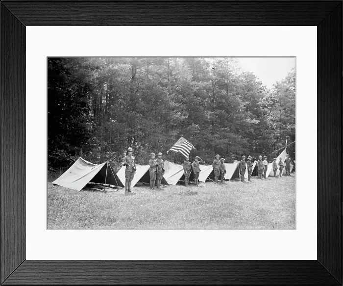 Framed Print : Boy Scouts Standing In Front of Tents In Encampment, between 1914 and 1917. Creator: Harris & Ewing. Boy Scouts Standing In Front of Tents In Encampment, between 1914 and 1917. Creator: Harris & Ewing Framed Print : Boy Scouts Standing In Front of Tents In Encampment, between 1914 and 1917. Creator: Harris & Ewing. Boy Scouts Standing In Front of Tents In Encampment, between 1914 and 1917. Creator: Harris & Ewing