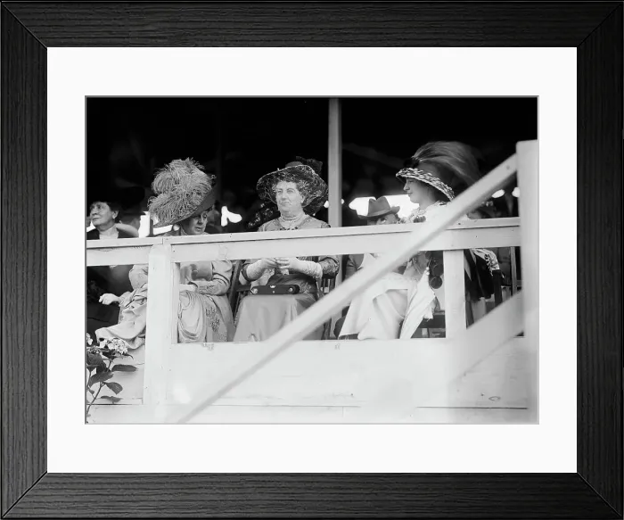 Framed Print : Horse Shows - Bakmetieff, Mme. Wife of Russian Ambassador. Hengelmuller Von Hengervar... 1912. Creator: Harris & Ewing. Horse Shows - Bakmetieff, Mme. Wife of Russian Ambassador. Hengelmuller Von Hengervar... 1912. Creator: Harris & Ewing Framed Print : Horse Shows - Bakmetieff, Mme. Wife of Russian Ambassador. Hengelmuller Von Hengervar... 1912. Creator: Harris & Ewing. Horse Shows - Bakmetieff, Mme. Wife of Russian Ambassador. Hengelmuller Von Hengervar... 1912. Creator: Harris & Ewing