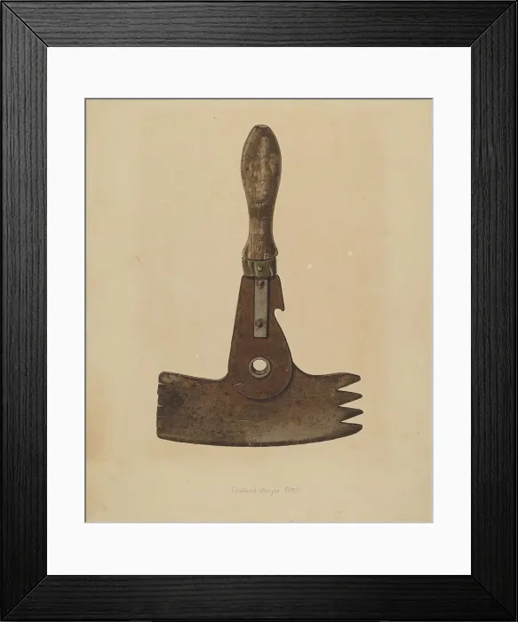 Framed Print : Cleaver, 1939. Creator: Edward Unger Framed Print : Cleaver, 1939. Creator: Edward Unger