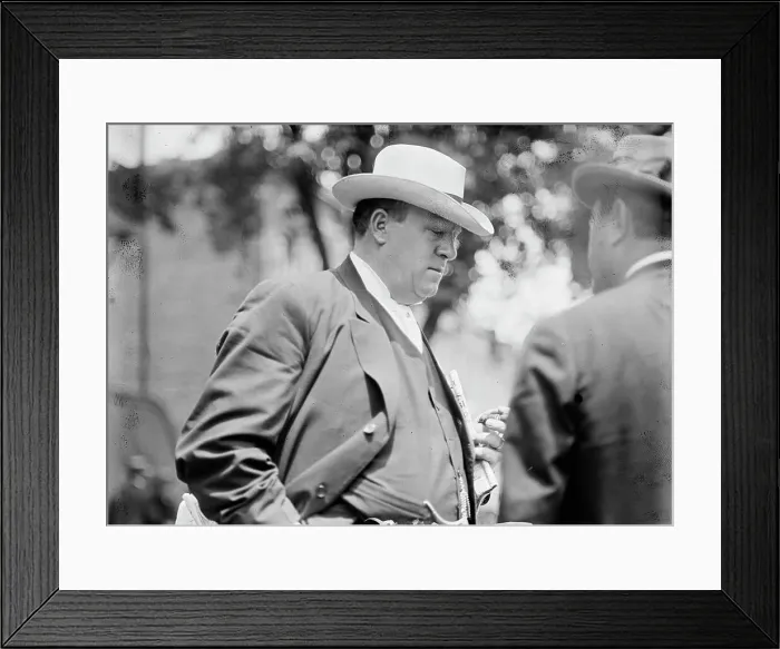 Framed Print : Democratic National Convention - Ollie M. James, Rep. from Kentucky, 1912. Creator: Harris & Ewing. Democratic National Convention - Ollie M. James, Rep. from Kentucky, 1912. Creator: Harris & Ewing
