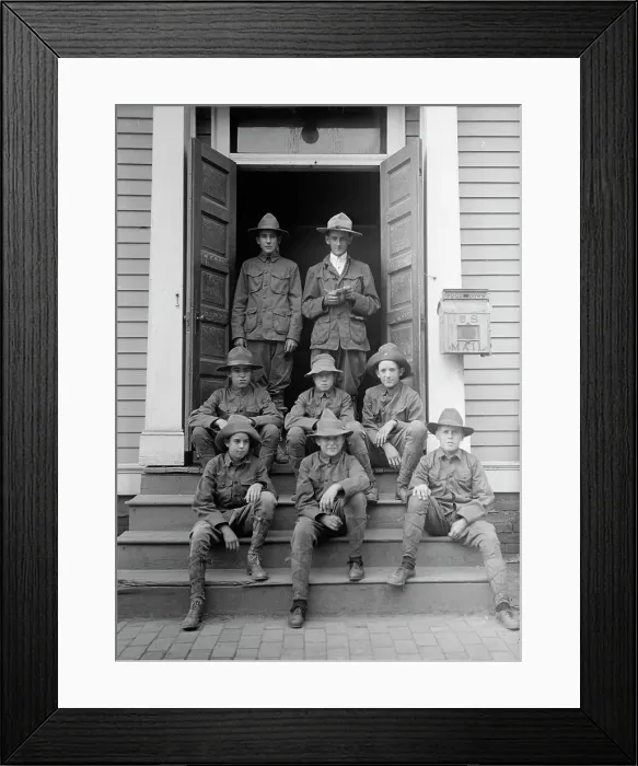 Framed Print : Boy Scouts, 1913. Creator: Harris & Ewing. Boy Scouts, 1913. Creator: Harris & Ewing Framed Print : Boy Scouts, 1913. Creator: Harris & Ewing. Boy Scouts, 1913. Creator: Harris & Ewing
