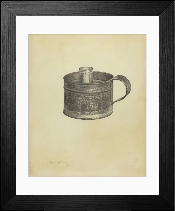 Framed Print : Wetting Cup, c. 1940. Creator: Julius Bellamy Framed Print : Wetting Cup, c. 1940. Creator: Julius Bellamy
