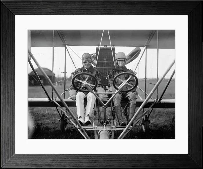 Framed Print : Aviation, Navy - Commodore J.C. Gillmore In Curtiss Headless Plane, Dual Control... 1912. Creator: Harris & Ewing. Aviation, Navy - Commodore J.C. Gillmore In Curtiss Headless Plane, Dual Control... 1912. Creator: Harris & Ewing Framed Print : Aviation, Navy - Commodore J.C. Gillmore In Curtiss Headless Plane, Dual Control... 1912. Creator: Harris & Ewing. Aviation, Navy - Commodore J.C. Gillmore In Curtiss Headless Plane, Dual Control... 1912. Creator: Harris & Ewing