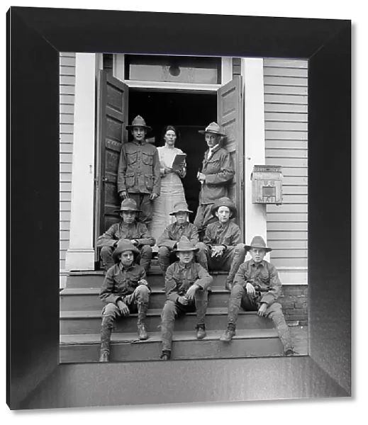 Boy Scouts, 1913. Creator: Harris & Ewing. Boy Scouts, 1913. Creator: Harris & Ewing