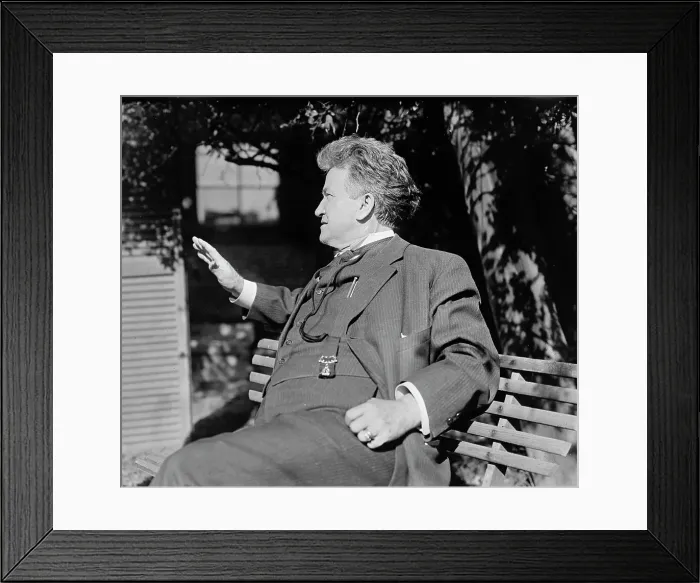 Framed Print : Robert M. Lafollette [sic], Rep. from Wisconsin, 1911. Creator: Harris & Ewing. Robert M. Lafollette [sic], Rep. from Wisconsin, 1911. Creator: Harris & Ewing