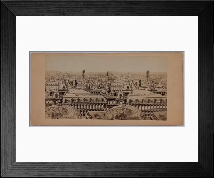 Framed Print : Panorama of Paris, between 1860 and 1862. Creator: Unknown Framed Print : Panorama of Paris, between 1860 and 1862. Creator: Unknown