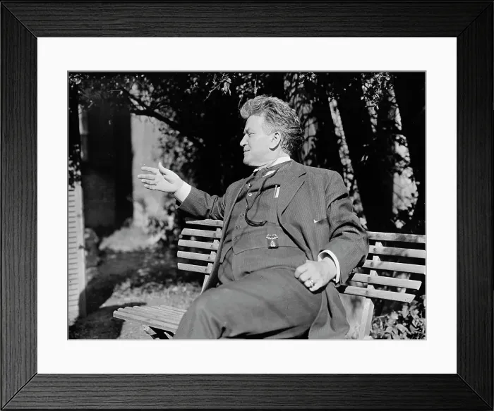 Framed Print : Robert M. Lafollette [sic], Rep. from Wisconsin, 1911. Creator: Harris & Ewing. Robert M. Lafollette [sic], Rep. from Wisconsin, 1911. Creator: Harris & Ewing