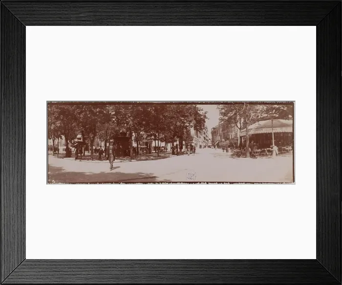 Framed Print : Panorama of streets in Paris. Creator: Unknown Framed Print : Panorama of streets in Paris. Creator: Unknown