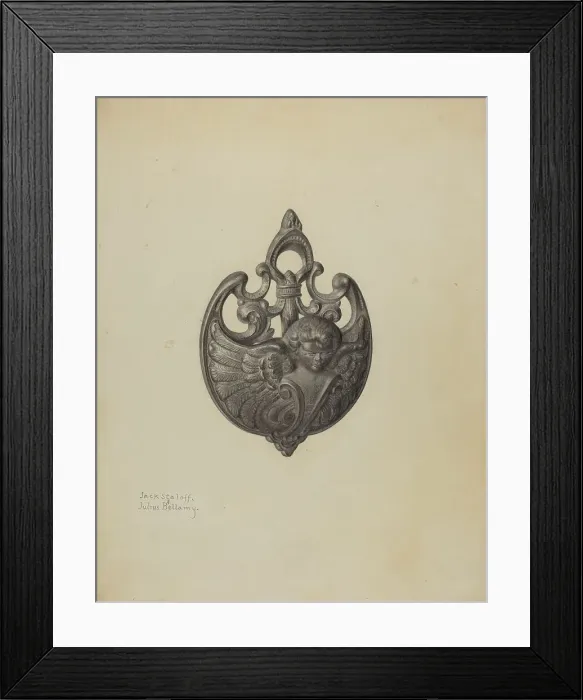 Framed Print : Match Safe, c. 1940. Creators: Julius Bellamy, Jack Staloff Framed Print : Match Safe, c. 1940. Creators: Julius Bellamy, Jack Staloff