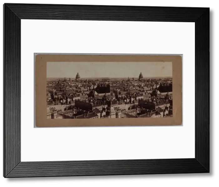 Framed Print : Panorama of the Pantheon, Paris, between 1855 and 1865. Creator: Unknown Framed Print : Panorama of the Pantheon, Paris, between 1855 and 1865. Creator: Unknown