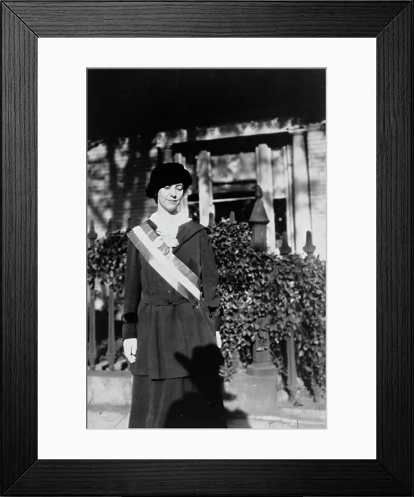 Framed Print : Ruth Crocker, Suffragist, 1917. Creator: Unknown Framed Print : Ruth Crocker, Suffragist, 1917. Creator: Unknown