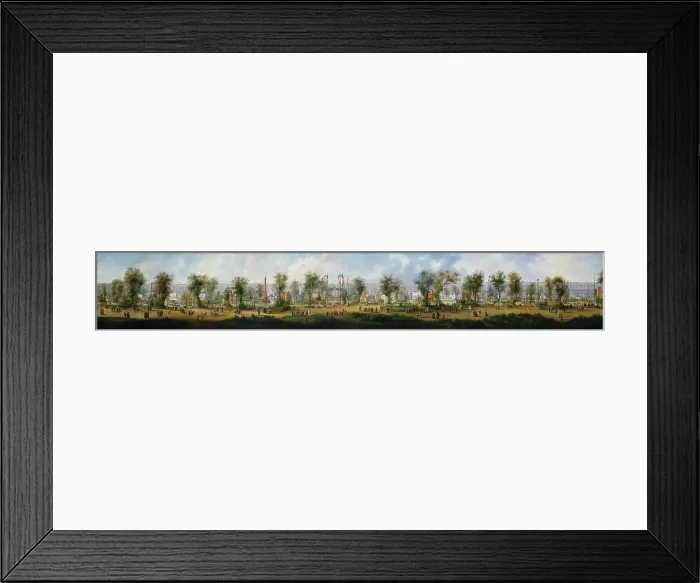 Framed Print : Panoramic view of the Universal Exhibition of 1867, at Champ-de-Mars, 1867. Creator: Unknown Framed Print : Panoramic view of the Universal Exhibition of 1867, at Champ-de-Mars, 1867. Creator: Unknown