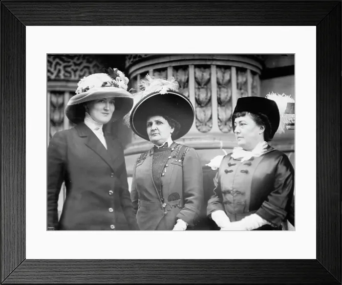 Framed Print : Democratic National Convention - Miss Ruby Tucker of Arkansas; Mrs. Thomas Taggart of... 1912. Creator: Harris & Ewing. Democratic National Convention - Miss Ruby Tucker of Arkansas; Mrs. Thomas Taggart of... 1912. Creator: Harris & Ewing Framed Print : Democratic National Convention - Miss Ruby Tucker of Arkansas; Mrs. Thomas Taggart of... 1912. Creator: Harris & Ewing. Democratic National Convention - Miss Ruby Tucker of Arkansas; Mrs. Thomas Taggart of... 1912. Creator: Harris & Ewing