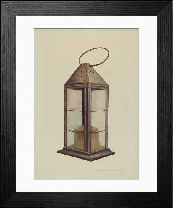 Framed Print : Lantern, c. 1940. Creator: George H. Alexander Framed Print : Lantern, c. 1940. Creator: George H. Alexander