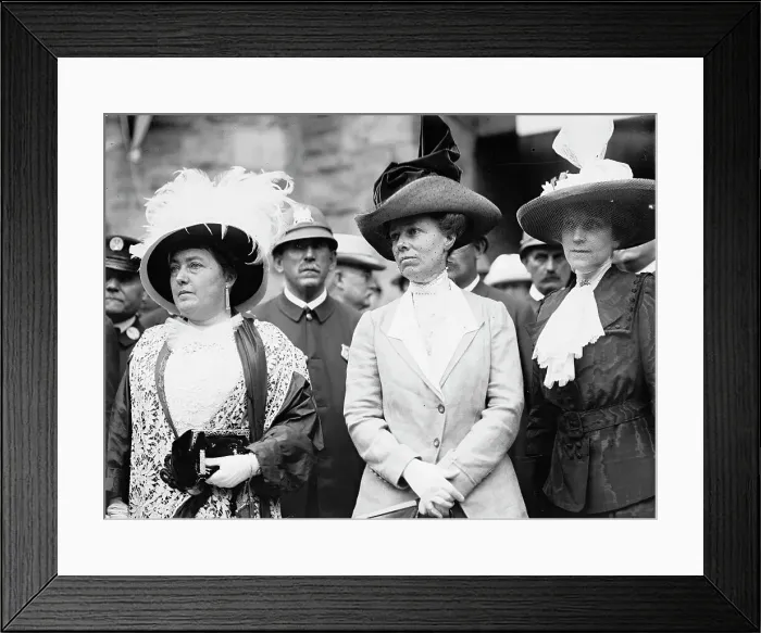 Framed Print : Democratic National Convention - Mrs. Norman E. Mack; Mrs. William H. Taft; Mrs. Hugh Wallace, 1912. Creator: Harris & Ewing. Democratic National Convention - Mrs. Norman E. Mack; Mrs. William H. Taft; Mrs. Hugh Wallace, 1912 Framed Print : Democratic National Convention - Mrs. Norman E. Mack; Mrs. William H. Taft; Mrs. Hugh Wallace, 1912. Creator: Harris & Ewing. Democratic National Convention - Mrs. Norman E. Mack; Mrs. William H. Taft; Mrs. Hugh Wallace, 1912