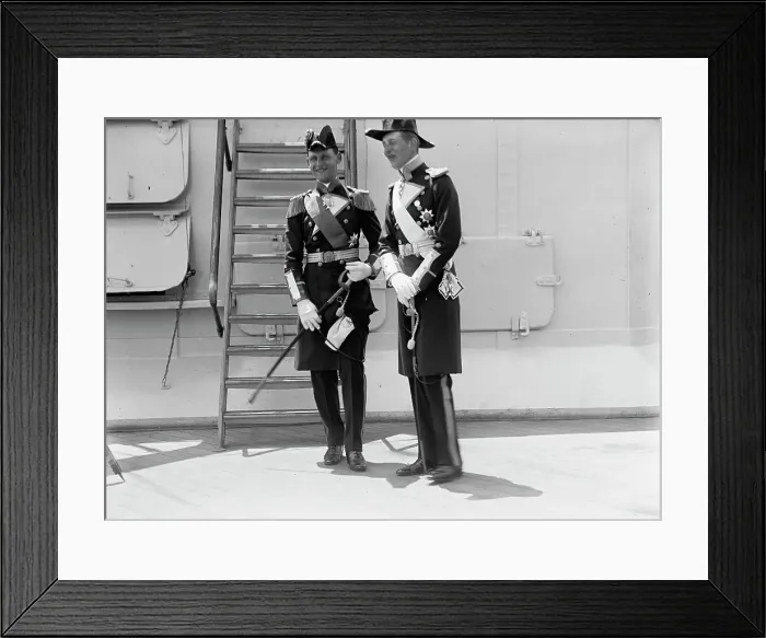 Framed Print : German Squadron Visit To U.S. - Prince Henry And Prince Christian, Who Accompanied Squadron, 1912. Creator: Harris & Ewing. German Squadron Visit To U.S. - Prince Henry And Prince Christian, Who Accompanied Squadron, 1912 Framed Print : German Squadron Visit To U.S. - Prince Henry And Prince Christian, Who Accompanied Squadron, 1912. Creator: Harris & Ewing. German Squadron Visit To U.S. - Prince Henry And Prince Christian, Who Accompanied Squadron, 1912