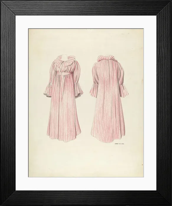 Framed Print : Girl's Wrapper, c. 1937. Creator: James Vail Framed Print : Girl's Wrapper, c. 1937. Creator: James Vail