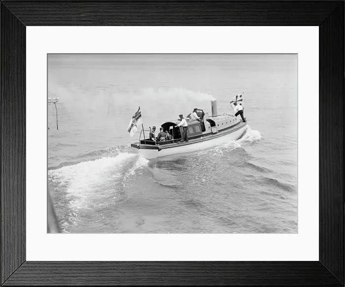 Framed Print : German Squadron Visit To U.S. Adm. - Peschwitz Leaving Mayflower, 1912. Creator: Harris & Ewing. German Squadron Visit To U.S. Adm. - Peschwitz Leaving Mayflower, 1912. Creator: Harris & Ewing Framed Print : German Squadron Visit To U.S. Adm. - Peschwitz Leaving Mayflower, 1912. Creator: Harris & Ewing. German Squadron Visit To U.S. Adm. - Peschwitz Leaving Mayflower, 1912. Creator: Harris & Ewing